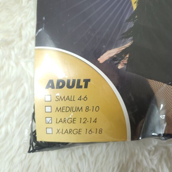 Spirit Halloween 1920s Flapper Skirt Set W/ Necklace & Headband Sz L - Picture 4 of 9